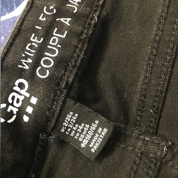 Gap wide leg trouser jean black - Picture 5 of 5